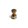 Sello para Ravioles Redondo de Flor Ø50mm Champagne Madera de Nogal - MARCATO