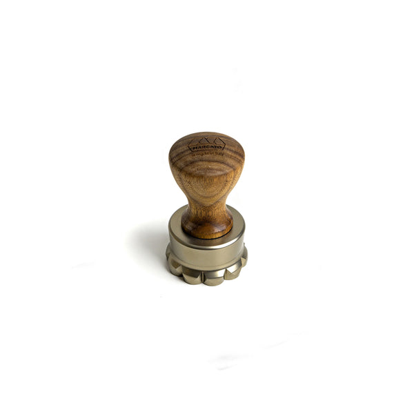 Sello para Ravioles Redondo de Flor Ø50mm Champagne Madera de Nogal - MARCATO