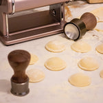 Sello para Ravioles Redondo Liso Ø50mm Champagne Madera de Nogal - MARCATO - Thumbnail 3