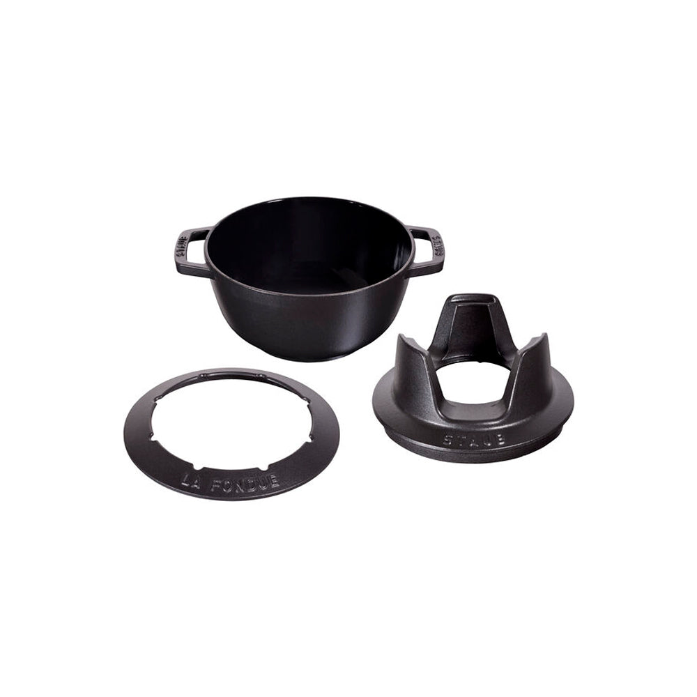 Fondue de Hierro de 20 cm Negro - STAUB - Gallery 4