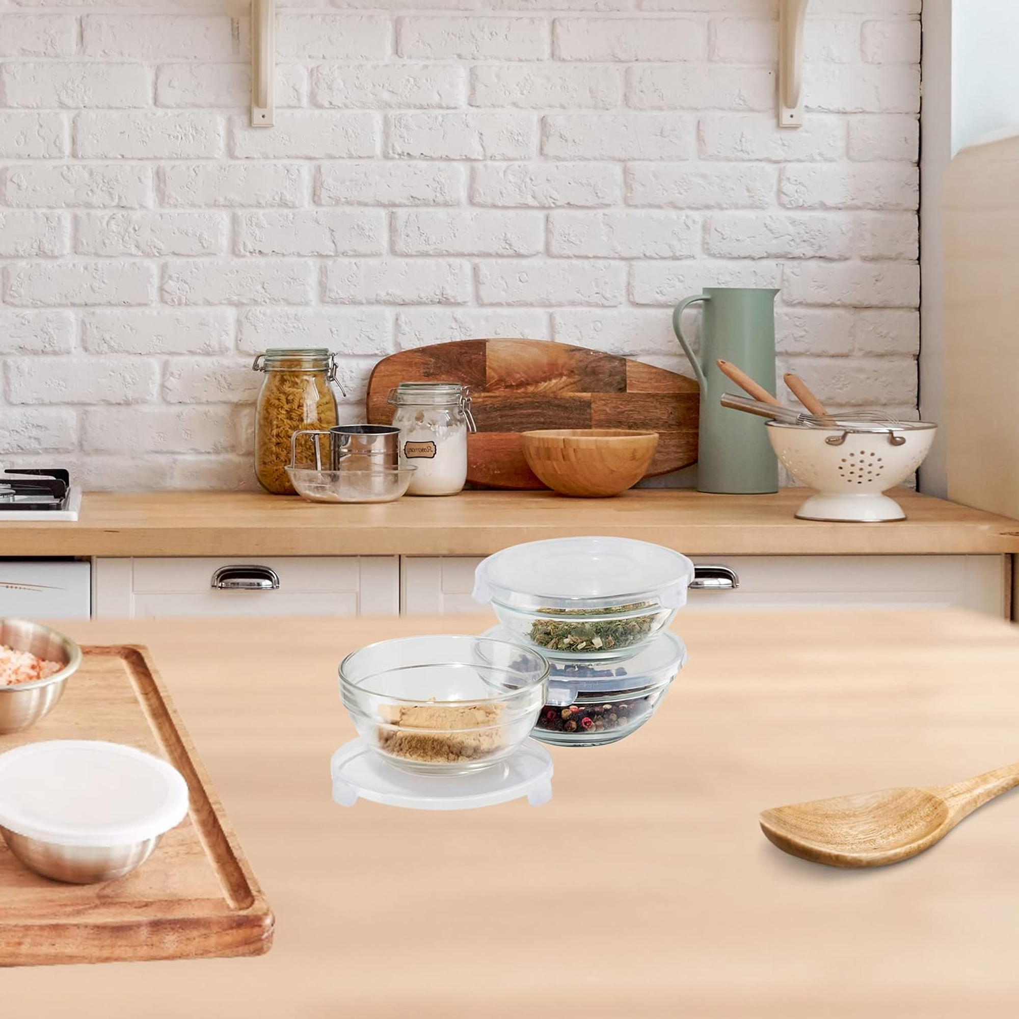 Set de 3 Bowls de Vidrio con Tapa - OGGI - Gallery 2