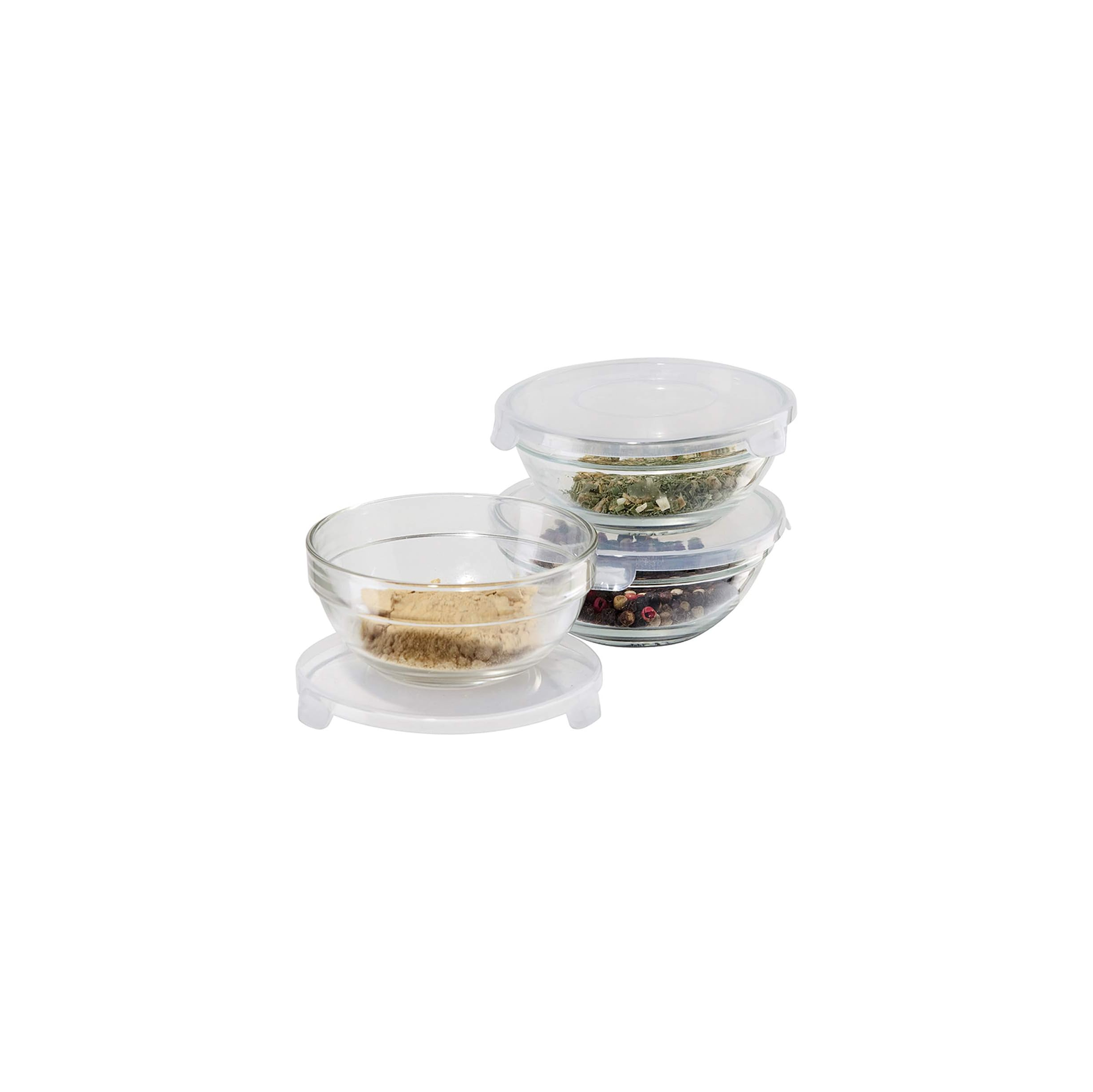 Set de 3 Bowls de Vidrio con Tapa - OGGI - Gallery 1