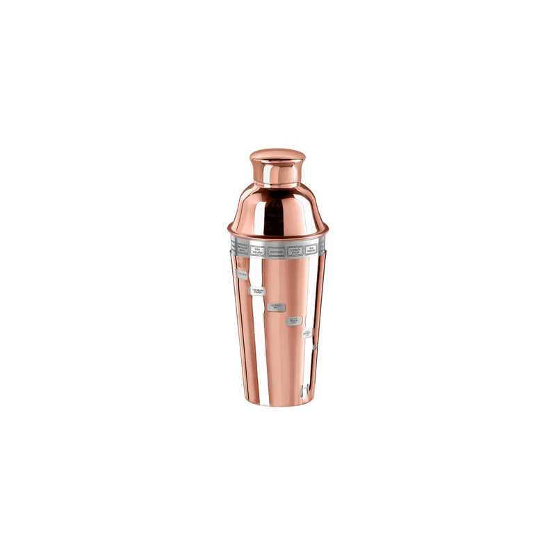 Coctelera de Acero Inoxidable 1 Lt Color Cobre Modelo Dial A Drink - OGGI - Image 1