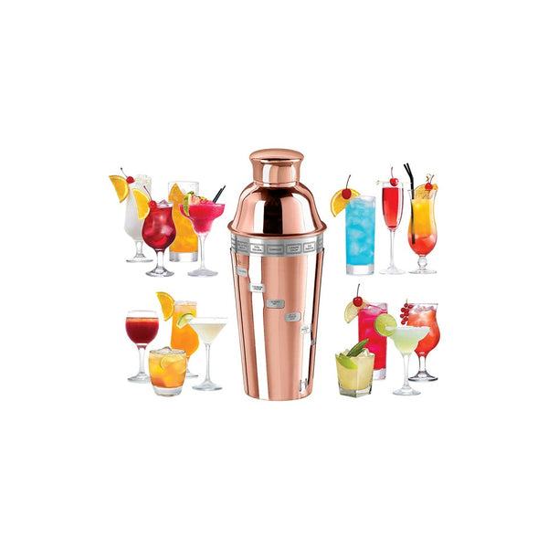 Coctelera de Acero Inoxidable 1 Lt Color Cobre Modelo Dial A Drink - OGGI - Secondary