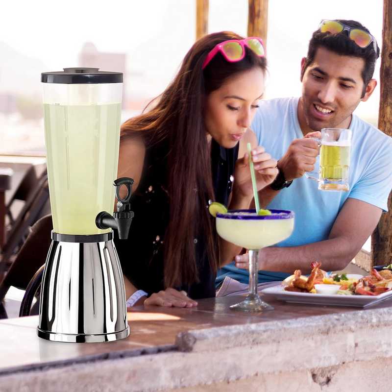 Dispensador de Bebidas con Tubo de hielo de 2.8 Lts Acero - OGGI - Image 3