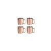 Set de 4 Mini Moscow Mule para Shot 59 ml Color Cobre - OGGI
