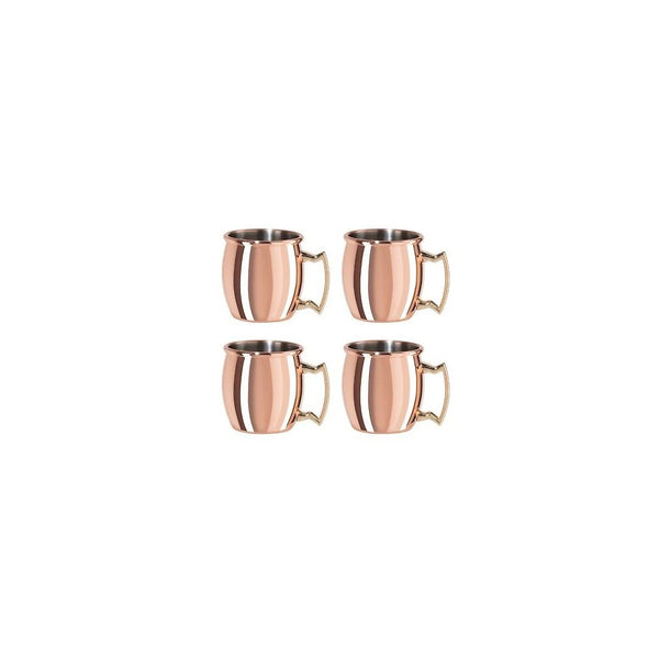 Set de 4 Mini Moscow Mule para Shot 59 ml Color Cobre - OGGI