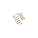 Set de 4 Sorbetes Curvos de Acero Inoxidable Color Cobre 26.7cm - OUTSET - Thumbnail 1