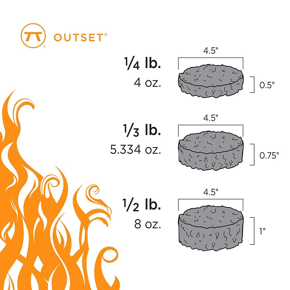 Molde para Hamburguesas Ajustable - OUTSET - Gallery 4
