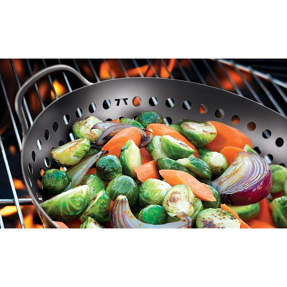 Wok Redondo Antiadherente para Parrilla 27 cm - OUTSET - Gallery 2