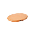 Salvamanteles Ovalado de Madera 21 cm - STAUB - Thumbnail 1