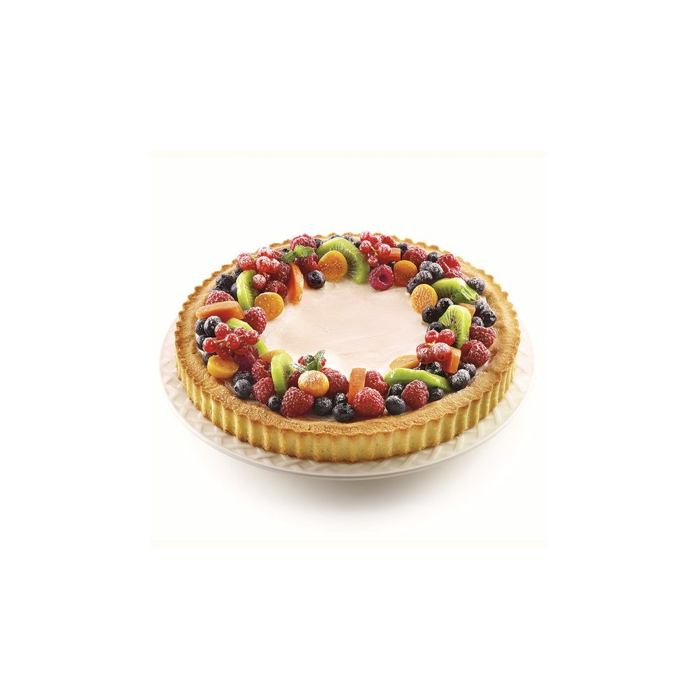 Molde Redondo de Silicona para Crostata 26 cm - SILIKOMART - Gallery 3