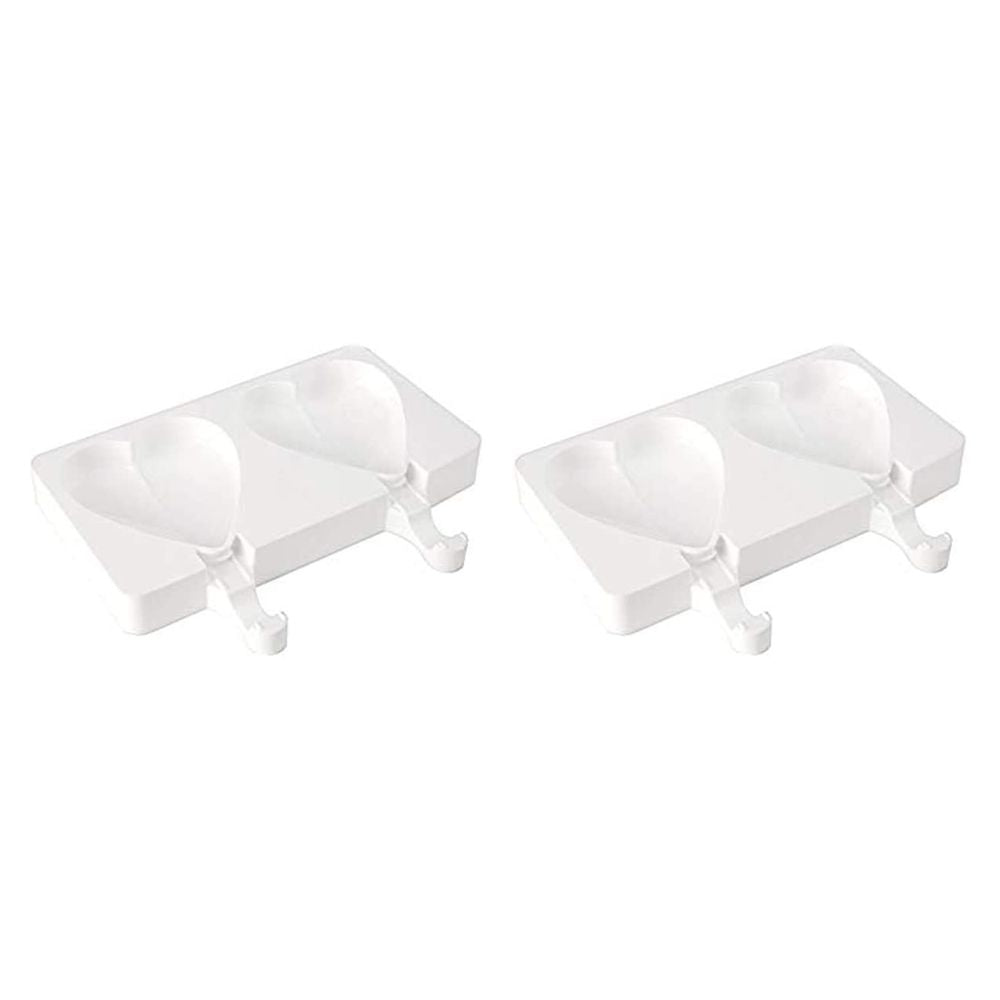 Set de 2 Moldes de Silicona para Helados Corazón - SILIKOMART - Gallery 1