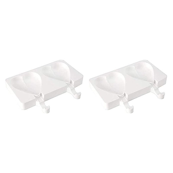 Set de 2 Moldes de Silicona para Helados Corazón - SILIKOMART