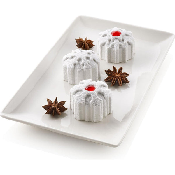 Molde de Silicona para 11 Copos de Nieve Modelo Let's Celebrate - SILIKOMART - Secondary