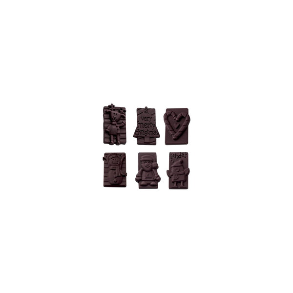Molde de Silicona para Chocolate Xmas Choco Tags - SILIKOMART - Secondary