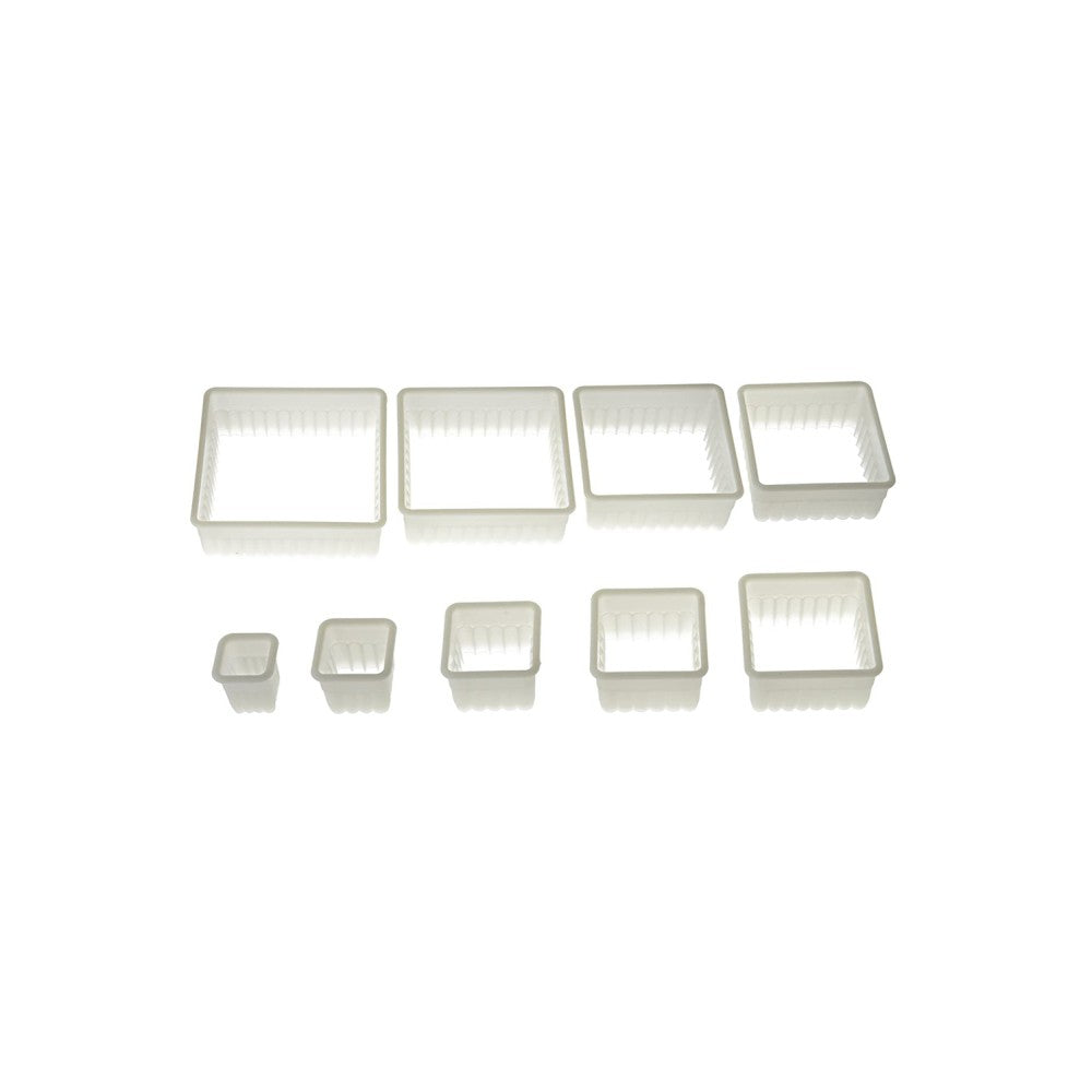 Set de 9 Cortadores para Galletas de Cuadrado Irregular - SILIKOMART - Gallery 2