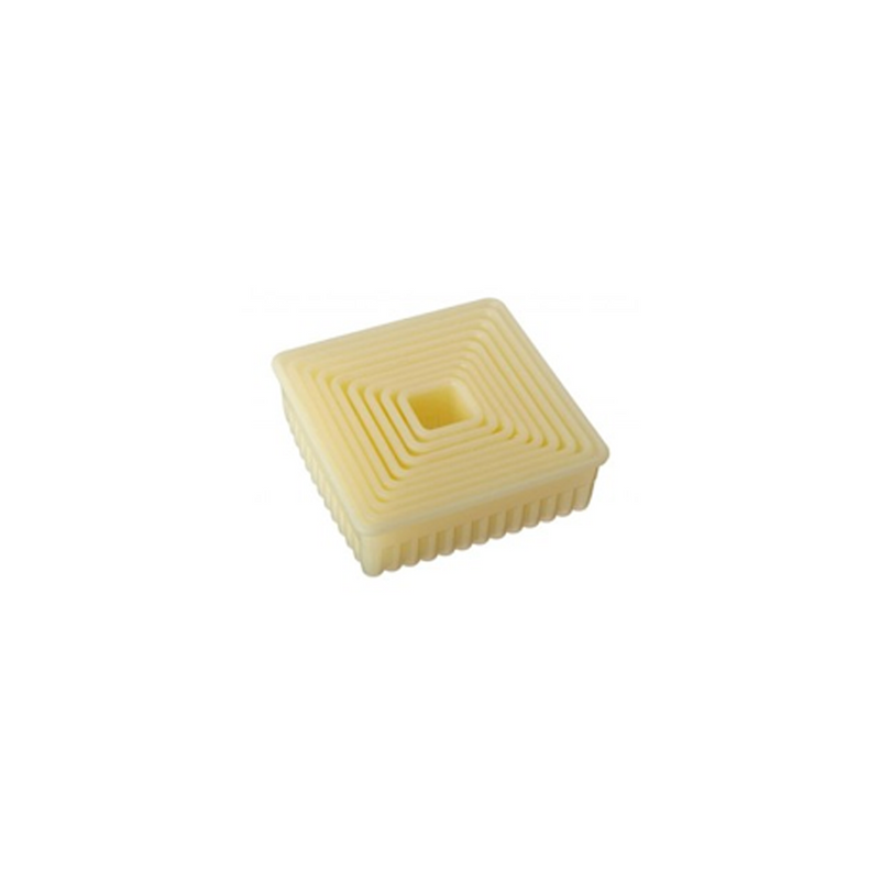 Set de 9 Cortadores para Galletas de Cuadrado Irregular - SILIKOMART - Image 1
