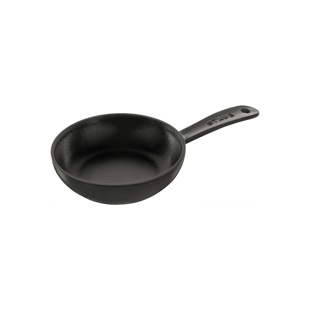 Sarten de 16 cm Redonda Hierro Fundido Color Negro - STAUB - Gallery 1