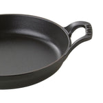 Fuente para Horno Redonda 20 cm de Hierro Fundido Color Negro - STAUB - Thumbnail 2