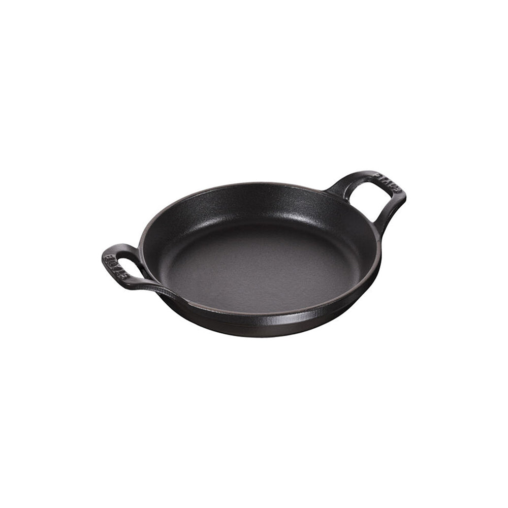 Fuente para Horno Redonda 20 cm de Hierro Fundido Color Negro - STAUB - Gallery 1