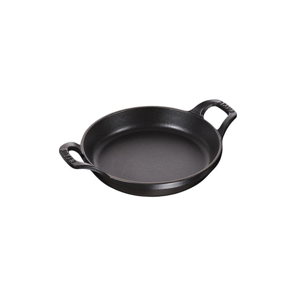 Fuente para Horno Redonda 20 cm de Hierro Fundido Color Negro - STAUB