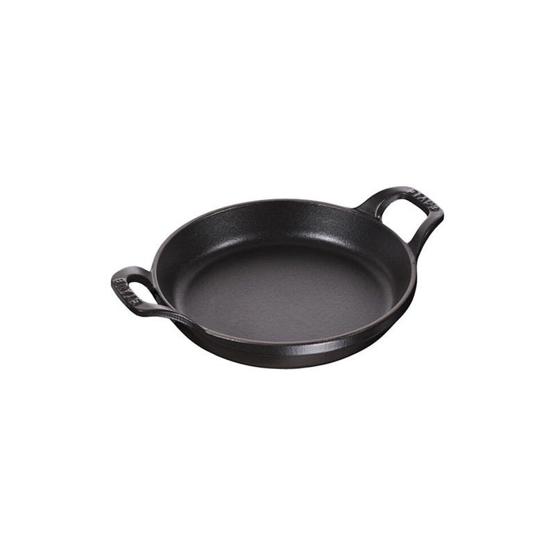 Fuente para Horno Redonda 20 cm de Hierro Fundido Color Negro - STAUB - Image 1