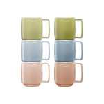 Set de 6 Tazas de Cerámica 355ml Macaron - STAUB - Thumbnail 1