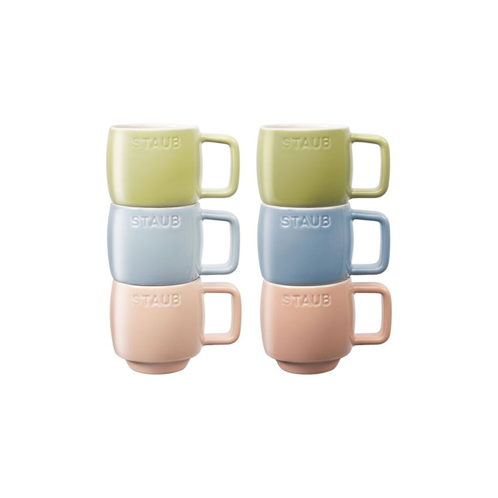 Set de 6 Tazas de Cerámica 100ml Macaron - STAUB - Gallery 1