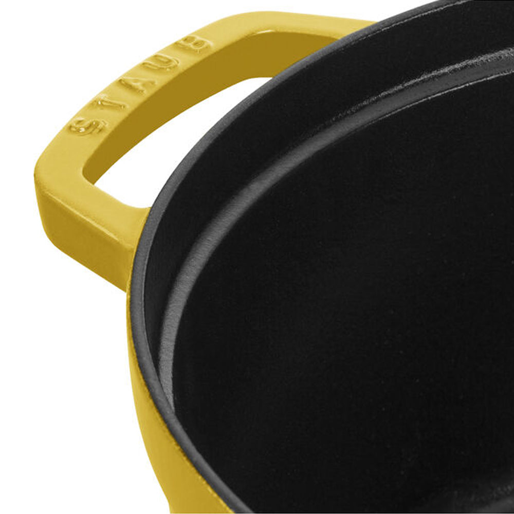 Cocotte Redonda 6.7 Lts de Hierro Fundido 28 cm Color Citron - STAUB - Gallery 4