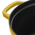 Cocotte Redonda 6.7 Lts de Hierro Fundido 28 cm Color Citron - STAUB - Thumbnail 4