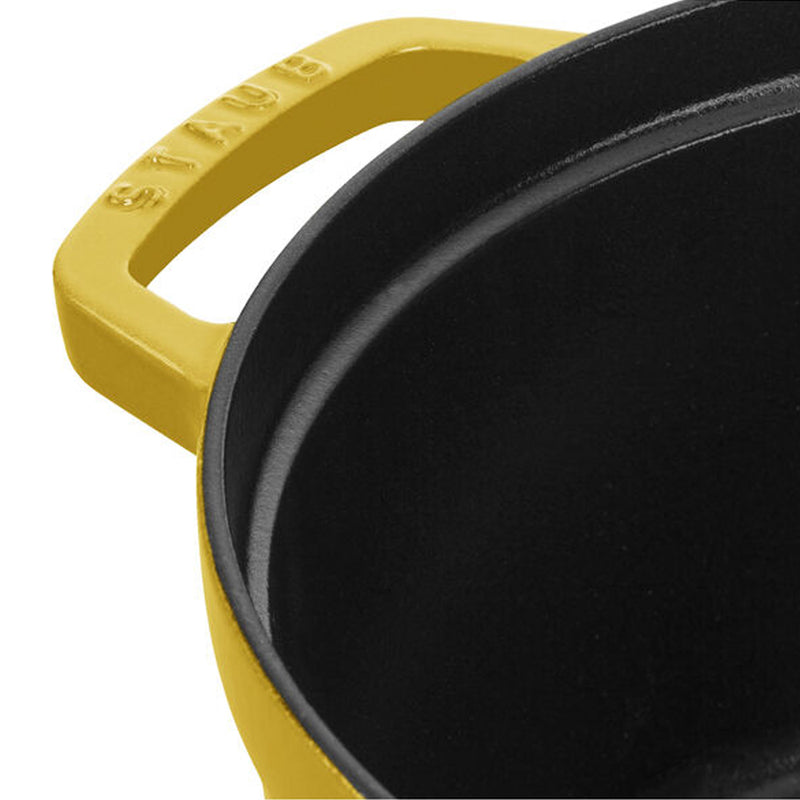 Cocotte Redonda 6.7 Lts de Hierro Fundido 28 cm Color Citron - STAUB - Image 4