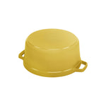 Cocotte Redonda 6.7 Lts de Hierro Fundido 28 cm Color Citron - STAUB - Thumbnail 5