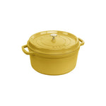Cocotte Redonda 6.7 Lts de Hierro Fundido 28 cm Color Citron - STAUB - Thumbnail 1