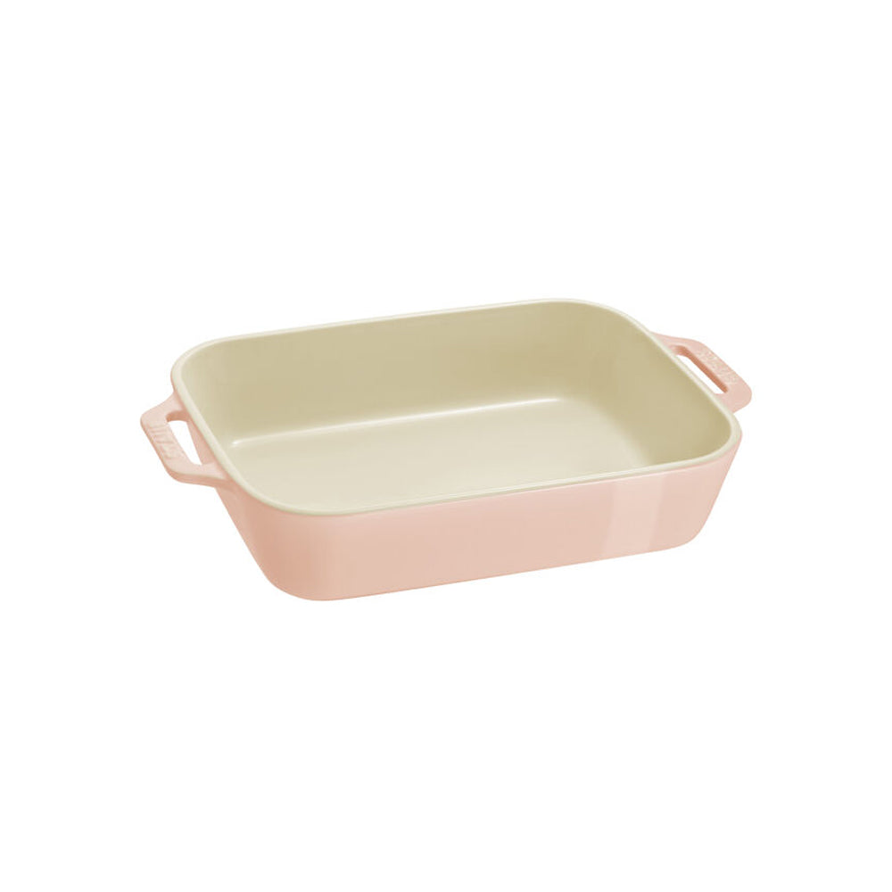 Set de 2 Fuentes Rectangulares de Cerámica Color Rosa Claro - STAUB - Gallery 2