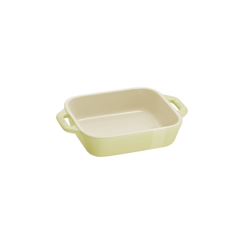 Set de 2 Fuentes Rectangulares de Cerámica Color Verde Claro - STAUB - Image 3