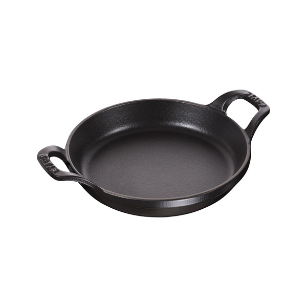 Fuente para Horno Redonda 0.4 Lts de Hierro Fundido 16cm Color Negro - STAUB