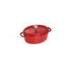 Mini Cocotte Ovalado de Hierro Fundido de 11 cm Color Cereza - STAUB