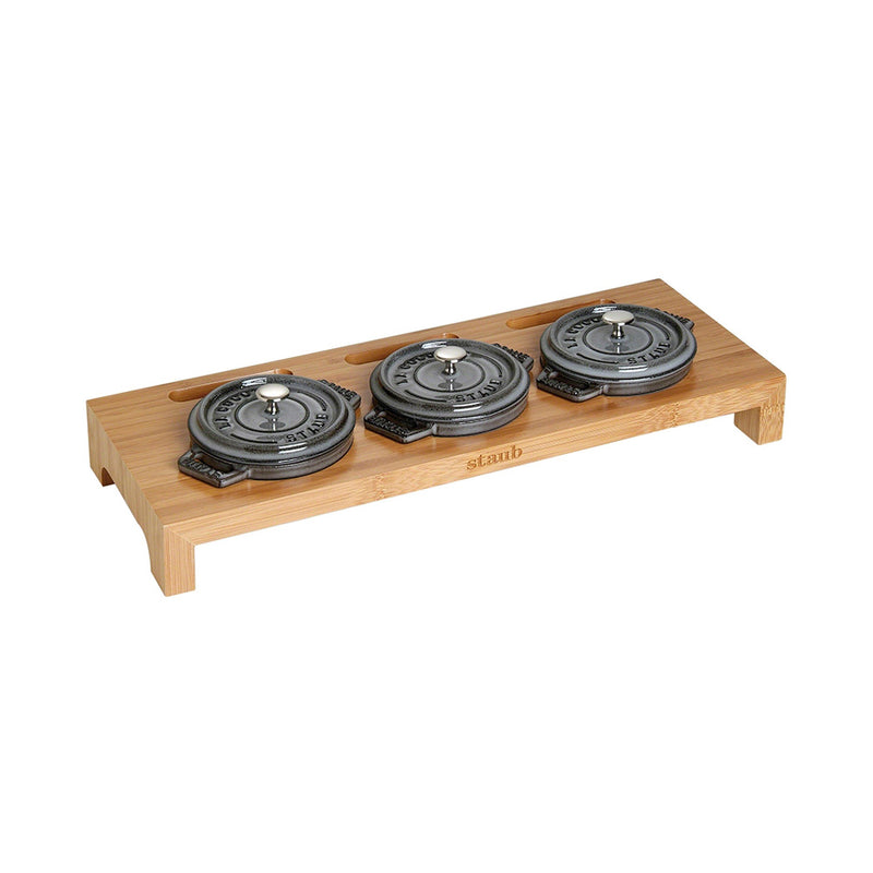 Stand para 3 Mini Cocotte Marrón - STAUB - Image 1