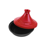 Tajine de Cerámica con Base de Hierro Fundido Ø28 cm Color Cereza - STAUB - Thumbnail 2
