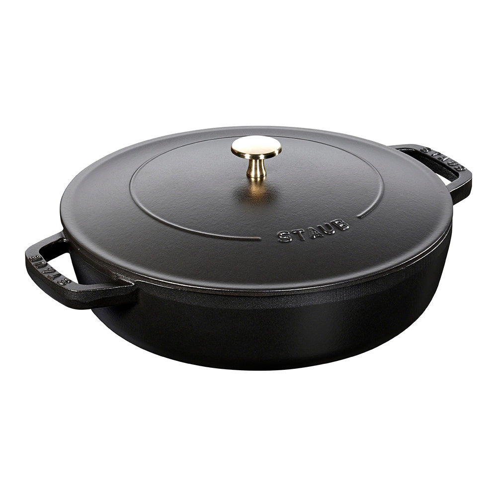 Cacerola de Hierro Fundido de 28 cm Negro - STAUB - Gallery 1