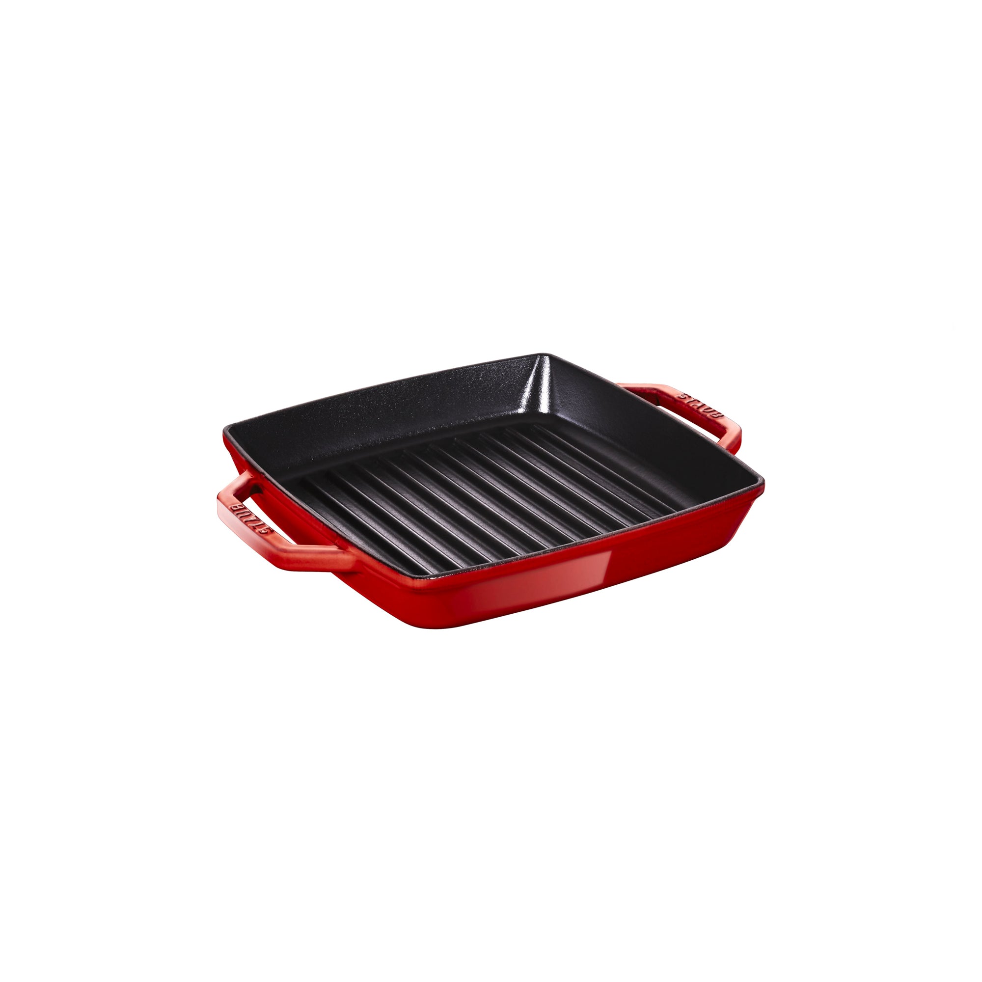 Grill Cuadrado de Hierro Fundido 23 cm Color Cereza - STAUB - Gallery 1