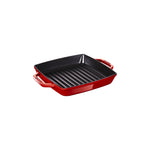 Grill Cuadrado de Hierro Fundido 23 cm Color Cereza - STAUB - Thumbnail 1