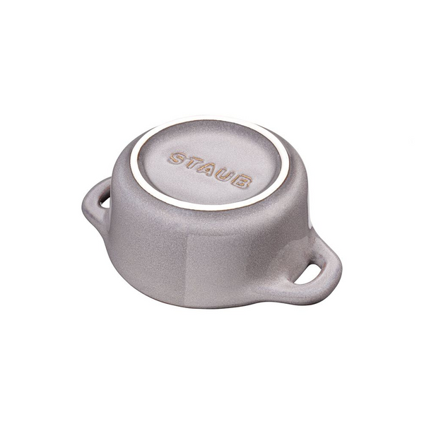 Mini Cocotte Antique Redondo de Cerámica de 10cm Color Gris - STAUB - Secondary
