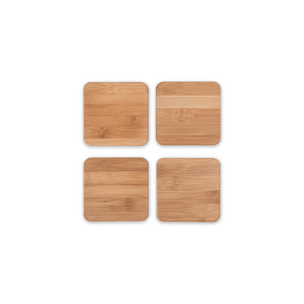 Set de 4 Posavasos de Bambú - TRUE BRANDS - Gallery 1
