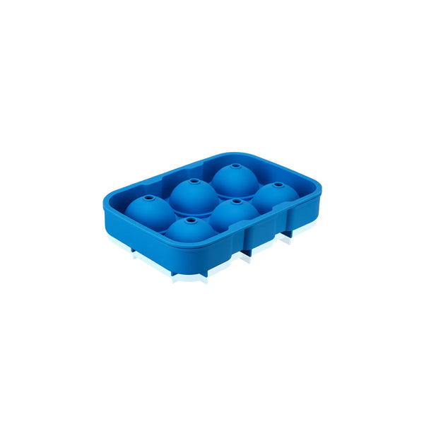 Molde de Silicona para 6 Esferas de Hielo Color Azul - TRUE BRANDS