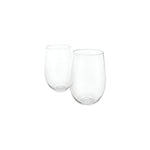 Set de 2 Vasos de Plastico para Vino 450ml - TRUE BRANDS - Thumbnail 1