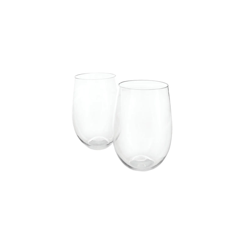 Set de 2 Vasos de Plastico para Vino 450ml - TRUE BRANDS - Image 1