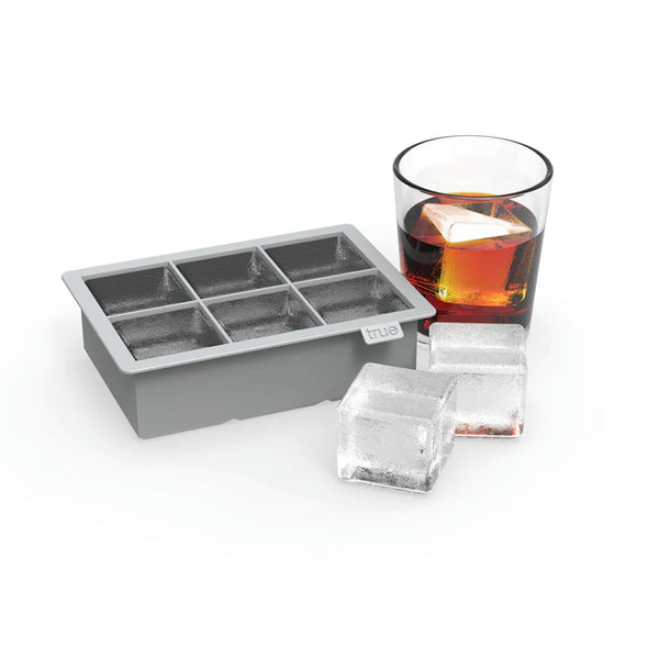 Molde de Silicona para 6 Hielos Grandes Color Gris - TRUE BRANDS - Secondary