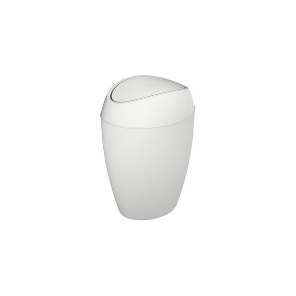 Tacho de Basura 9 Lts Color Blanco Modelo Twirla - UMBRA